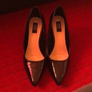 Shiny high heels, worn once